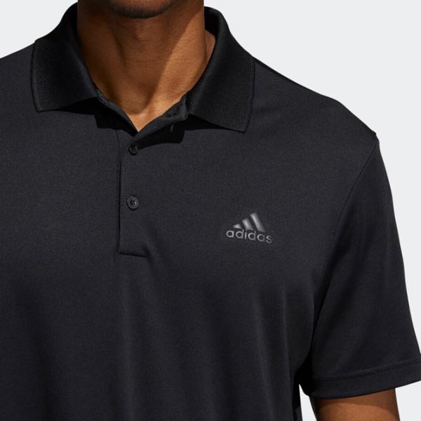 Футболка поло для мужчин Adidas Performance Polo Lc Черный photo 4