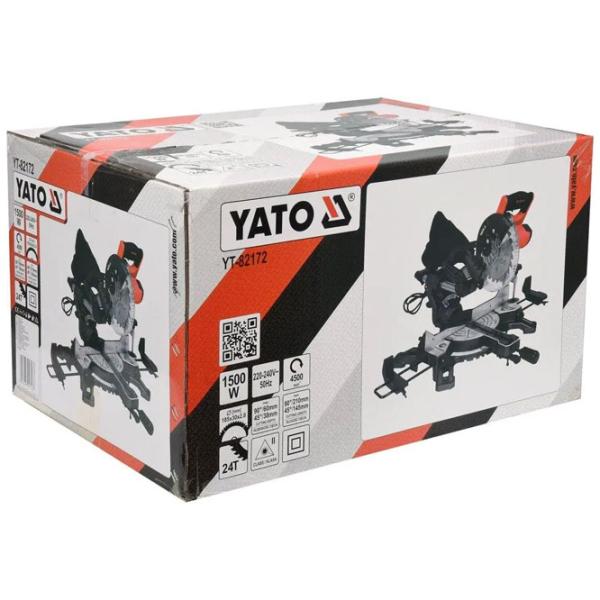 Fierăstrău pentru tăieri înclinate Yato YT-82172 185 mm/ Red photo 4