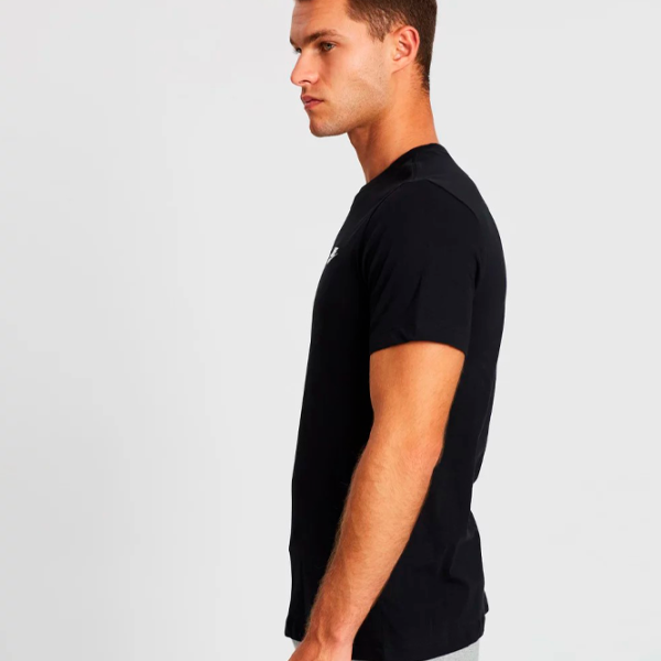 Tricou pentru bărbați Nike Sportswear Club 100% bumbac/ Black photo 2