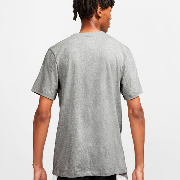 Футболка для мужчин Nike Sportswear Club 100% хлопок/ Серый photo 4 Футболка для мужчин Nike Sportswear Club 100% хлопок/ Серый photo 4