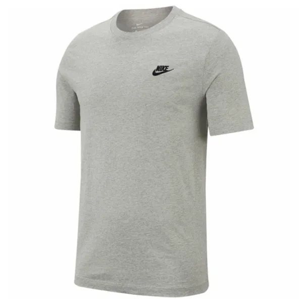 Футболка для мужчин Nike Sportswear Club 100% хлопок/ Серый photo 5 Футболка для мужчин Nike Sportswear Club 100% хлопок/ Серый photo 5