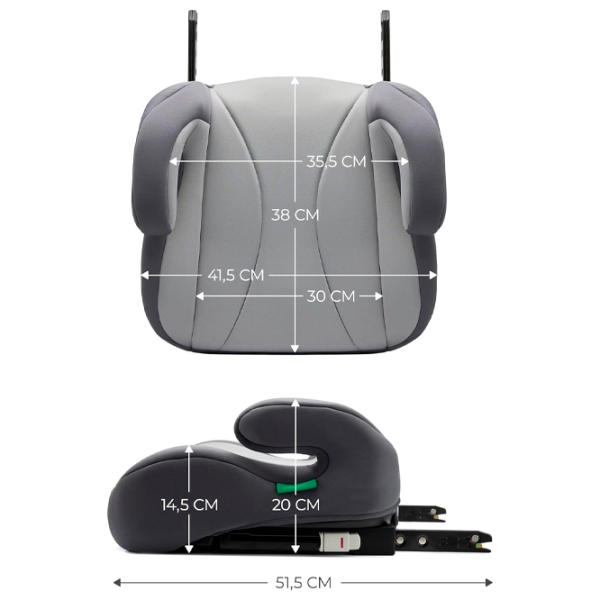 Детское автокресло KinderKraft I-BOOST i-Size -/ 36 кг/ Серый photo 5
