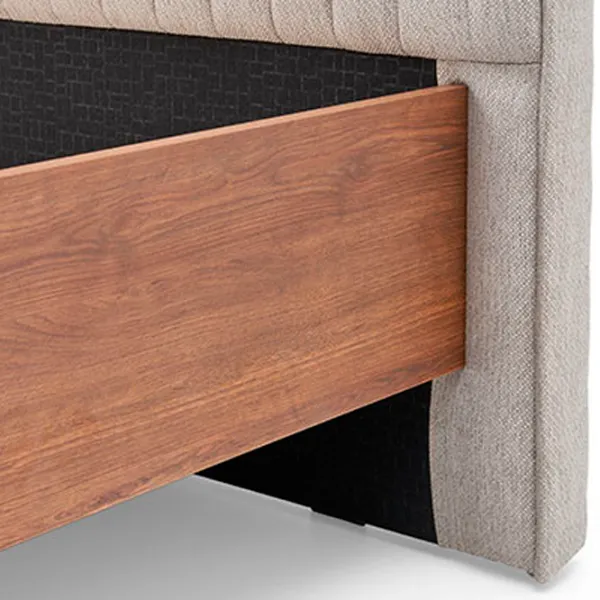 Кровать Dogtas Nova 160 x 200 см/ ЛДСП/ Серый photo 3