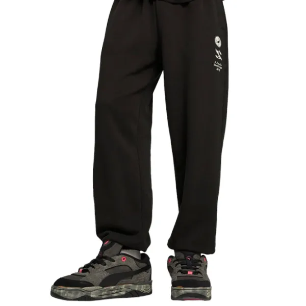 Pantaloni sportivi pentru bărbați Puma X Staple Sweatpants Tr M/ Black photo 4