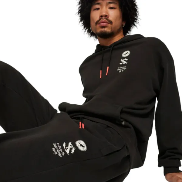 Спортивные брюки для мужчин Puma X Staple Sweatpants Tr S/ Черный photo 6