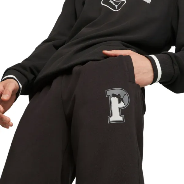 Спортивные брюки для мужчин Puma Squad Sweatpants Fl Cl Puma M/ Черный photo 6 Спортивные брюки для мужчин Puma Squad Sweatpants Fl Cl Puma M/ Черный photo 6
