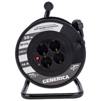 Prelungitor pe tambur Generica WKP20-16-04-30-G 30 m Black photo 2