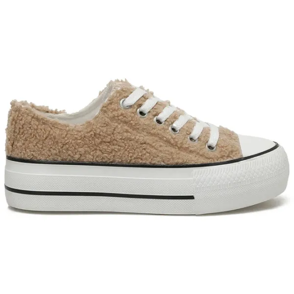 Adidași pentru femei Butigo 23K-266 Primăvară/ Beige photo 3