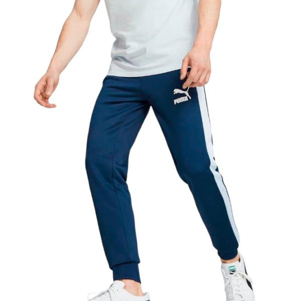 Pantaloni sportivi pentru bărbați Puma T7 Iconic Track Pants (S) Pt XL/ Blue photo 3