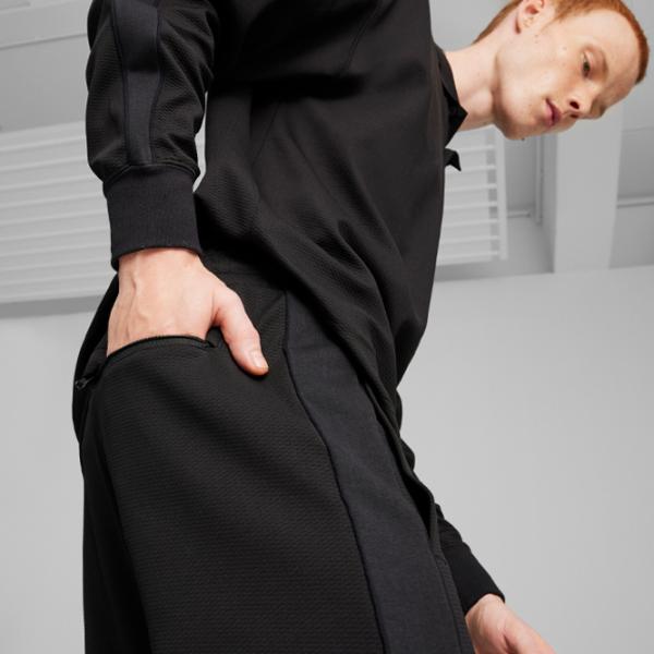 Pantaloni sportivi pentru bărbați Puma T7 Track Pants Dk L/ Black photo 4