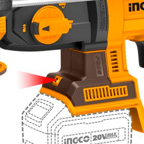 Перфоратор INGCO CRHLI202287 Желтый photo 4