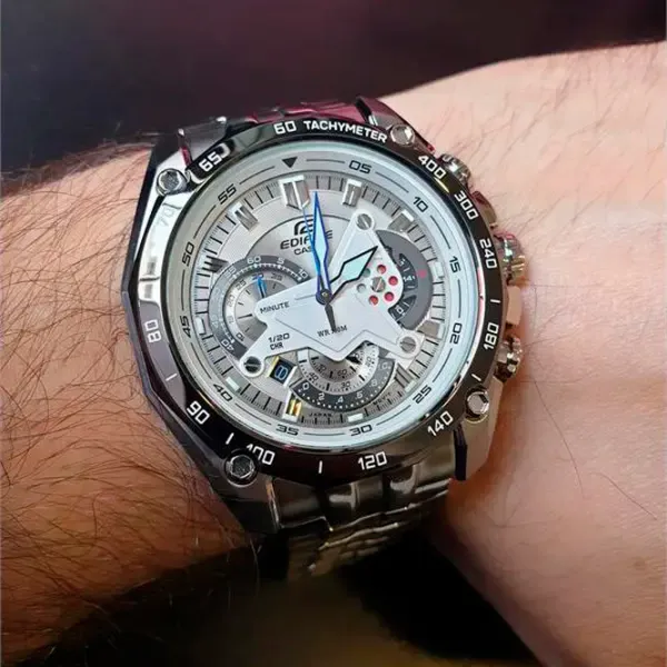 Наручные часы для мужчин Casio EF-550D-7A Кварцевый/ 45 мм photo 4