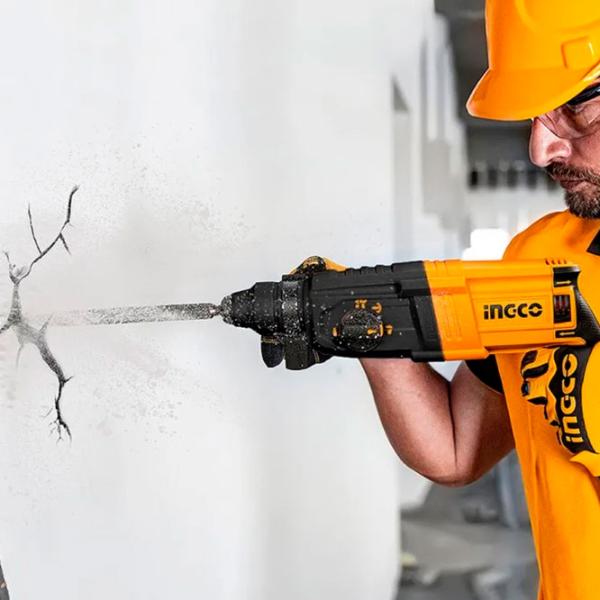 Ciocan rotopercutor INGCO RGH9528-2 950 W/ Yellow photo 5