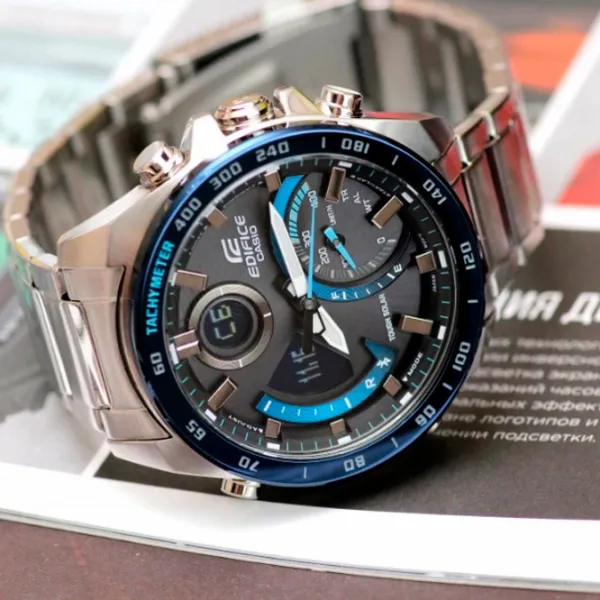 Наручные часы для мужчин Casio ECB-900DB-1B Кварцевый/ 51 мм photo 3 Наручные часы для мужчин Casio ECB-900DB-1B Кварцевый/ 51 мм photo 3