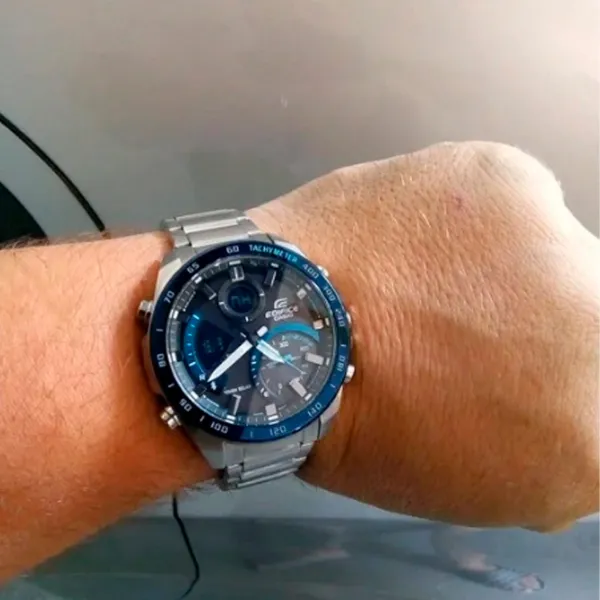 Наручные часы для мужчин Casio ECB-900DB-1B Кварцевый/ 51 мм photo 5 Наручные часы для мужчин Casio ECB-900DB-1B Кварцевый/ 51 мм photo 5