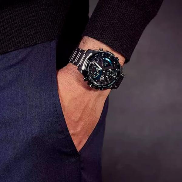 Наручные часы для мужчин Casio ECB-900DB-1B Кварцевый/ 51 мм photo 6 Наручные часы для мужчин Casio ECB-900DB-1B Кварцевый/ 51 мм photo 6