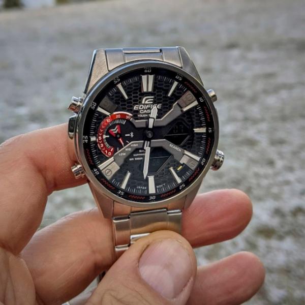 Наручные часы для мужчин Casio ECB-S100D-1A Кварцевый/ 50 мм photo 4