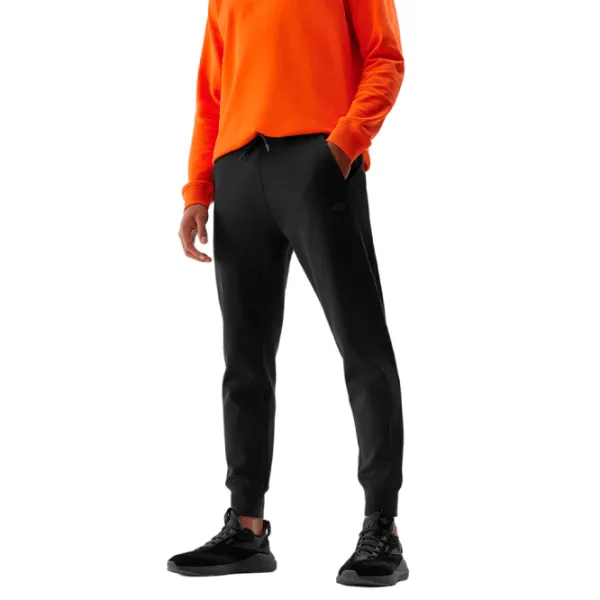 Pantaloni sportivi pentru bărbați 4F joggers sweatpants L/ Black photo 3