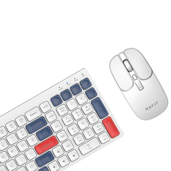 Клавиатура и Мышь Havit KB830WB Беспроводные/ Белый photo 4