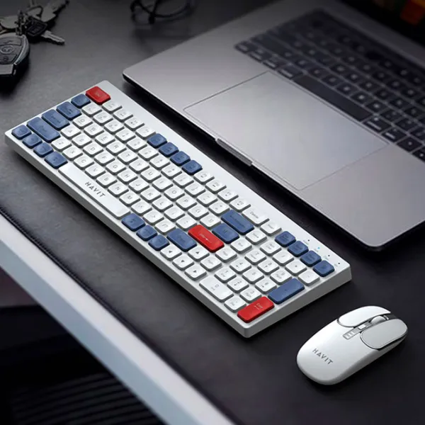 Клавиатура и Мышь Havit KB830WB Беспроводные/ Белый photo 6