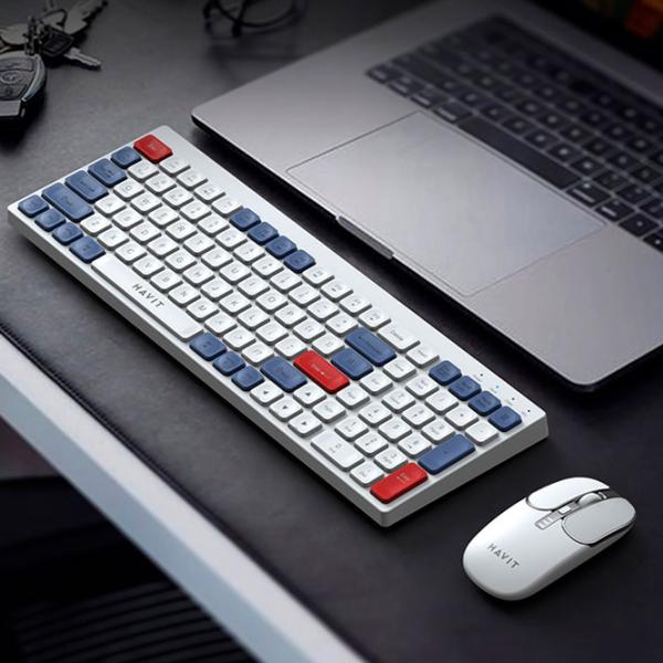 Клавиатура и Мышь Havit KB830WB Беспроводные/ Белый photo 6
