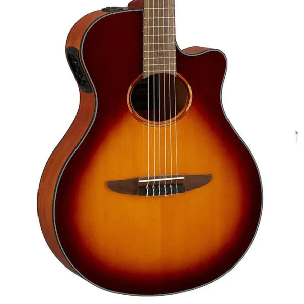 Электроакустическая гитара Yamaha NTX1 BS 4/ 4, Dreadnought, Коричневый Sunburst photo 5