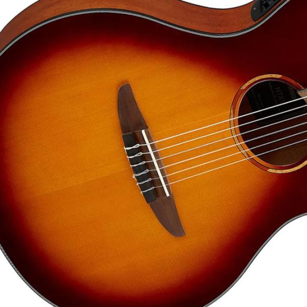 Электроакустическая гитара Yamaha NTX1 BS 4/ 4, Dreadnought, Коричневый Sunburst photo 9