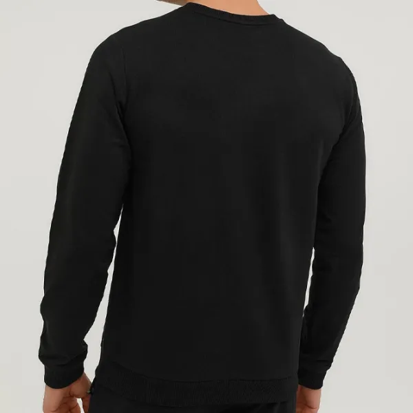 Hanorac pentru bărbați Lotto 2W M-MANCIO SWEATSHIRT 2PR Drept/ Black photo 2 Hanorac pentru bărbați Lotto 2W M-MANCIO SWEATSHIRT 2PR Drept/ Black photo 2