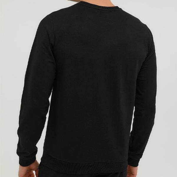 Hanorac pentru bărbați Lotto 2W M-MANCIO SWEATSHIRT 2PR Drept/ Black photo 2 Hanorac pentru bărbați Lotto 2W M-MANCIO SWEATSHIRT 2PR Drept/ Black photo 2