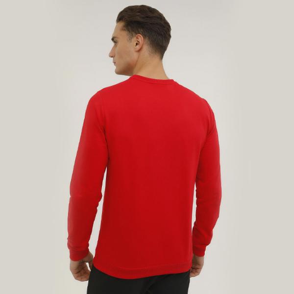 Толстовка для мужчин Lotto 2W M-MANCIO SWEATSHIRT 2PR Прямой/ Красный photo 2