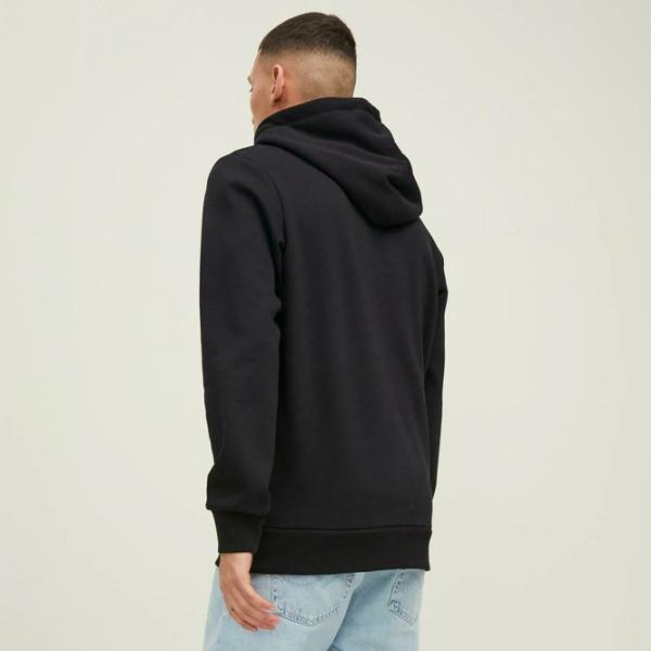Hanorac pentru bărbați Jack & Jones JCOTECH LOGO SWEAT HOOD Drept/ Black photo 3 Hanorac pentru bărbați Jack & Jones JCOTECH LOGO SWEAT HOOD Drept/ Black photo 3