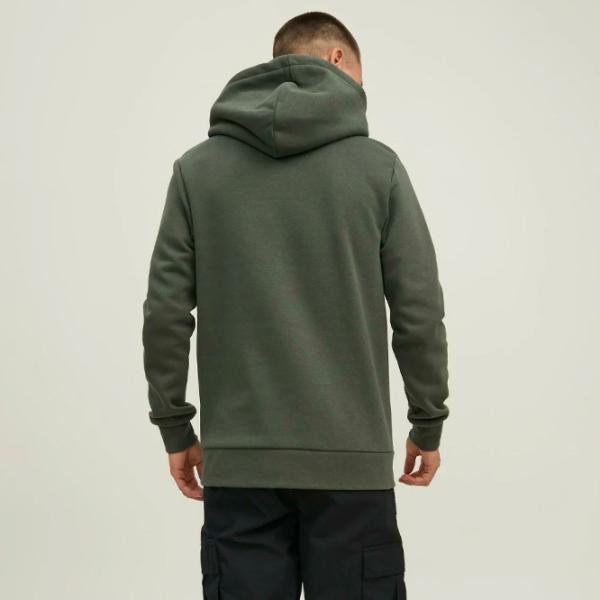 Hanorac pentru bărbați Jack & Jones JCOTECH LOGO SWEAT HOOD Drept/ Green photo 3 Hanorac pentru bărbați Jack & Jones JCOTECH LOGO SWEAT HOOD Drept/ Green photo 3