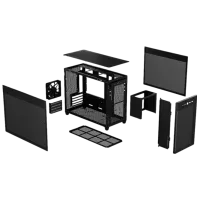 Carcasă Asus Prime AP201 Mid Tower / Black photo 7