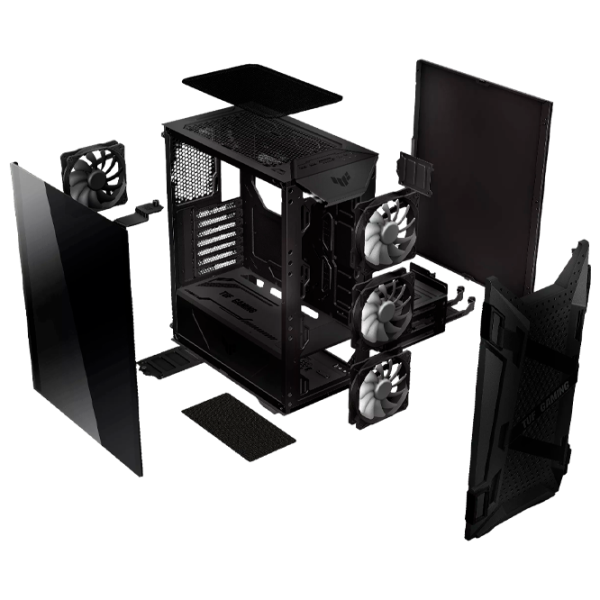 Carcasă Asus TUF Gaming GT301 Mid Tower / Black photo 9