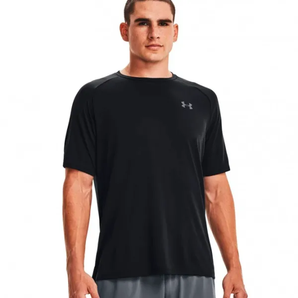 Tricou pentru bărbați Under Armour UA Tech 2.0 SS Tee-BLK 100% poliester/ Black photo 3 Tricou pentru bărbați Under Armour UA Tech 2.0 SS Tee-BLK 100% poliester/ Black photo 3