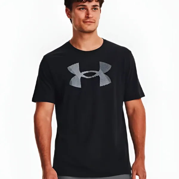 Tricou pentru bărbați Under Armour UA BIG LOGO FILL SS-BLK 60% bumbac, 40% poliester/ Black photo 3 Tricou pentru bărbați Under Armour UA BIG LOGO FILL SS-BLK 60% bumbac, 40% poliester/ Black photo 3