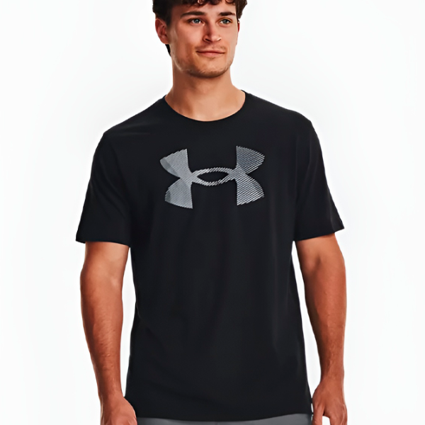 Tricou pentru bărbați Under Armour UA BIG LOGO FILL SS-BLK 60% bumbac, 40% poliester/ Black photo 3 Tricou pentru bărbați Under Armour UA BIG LOGO FILL SS-BLK 60% bumbac, 40% poliester/ Black photo 3