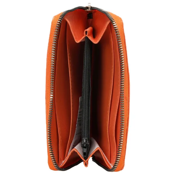 Portmoneu pentru femei Butigo RUGAN LUX CZDN 3PR Piele artificială/ Orange photo 2
