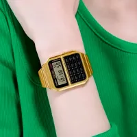 Ceas de mână unisex Casio CA-500WEG-1A Cuarț/ 43 x 34 mm photo 4
