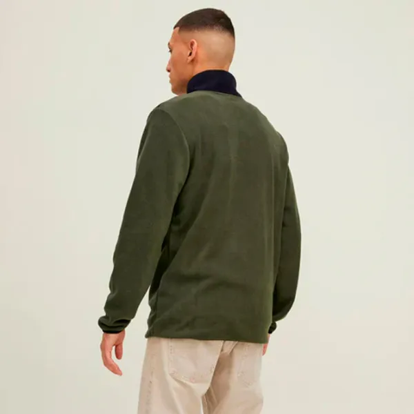 Hanorac pentru bărbați Jack & Jones JCOTECH POLAR SWEAT HIGH NECK Drept/ Green photo 3 Hanorac pentru bărbați Jack & Jones JCOTECH POLAR SWEAT HIGH NECK Drept/ Green photo 3