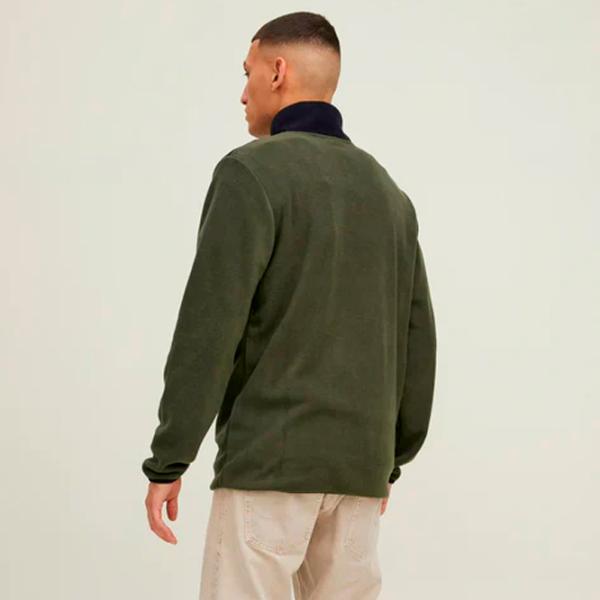 Hanorac pentru bărbați Jack & Jones JCOTECH POLAR SWEAT HIGH NECK Drept/ Green photo 3 Hanorac pentru bărbați Jack & Jones JCOTECH POLAR SWEAT HIGH NECK Drept/ Green photo 3