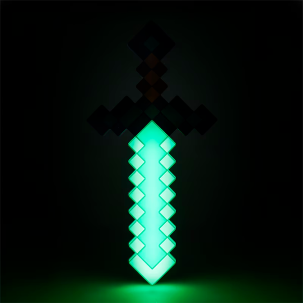 Lampă de masă fan Paladone Diamond Sword Blue photo 4 Lampă de masă fan Paladone Diamond Sword Blue photo 4