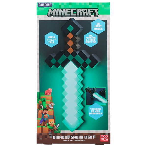 Lampă de masă fan Paladone Diamond Sword Blue photo 7 Lampă de masă fan Paladone Diamond Sword Blue photo 7