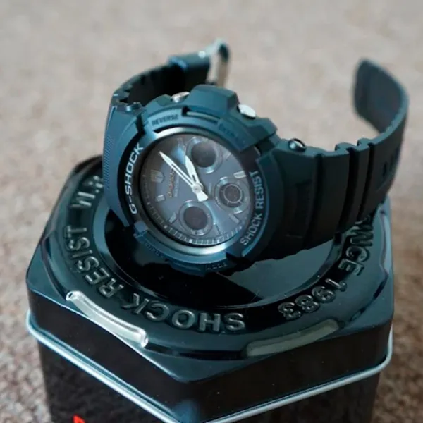 Ceas de mână pentru bărbați Casio AWG-M100B-1A Cuarț/ 46 mm photo 2 Ceas de mână pentru bărbați Casio AWG-M100B-1A Cuarț/ 46 mm photo 2