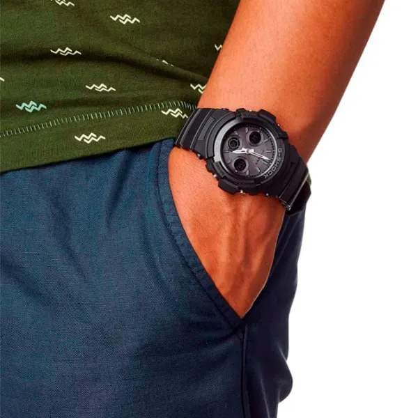 Ceas de mână pentru bărbați Casio AWG-M100B-1A Cuarț/ 46 mm photo 4 Ceas de mână pentru bărbați Casio AWG-M100B-1A Cuarț/ 46 mm photo 4