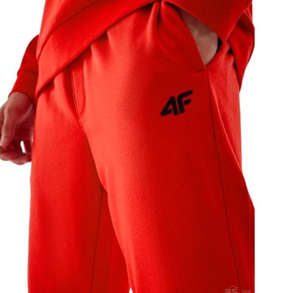 Pantaloni sportivi pentru bărbați 4F 4FAW23TTROM451-62S L/ Red photo 2
