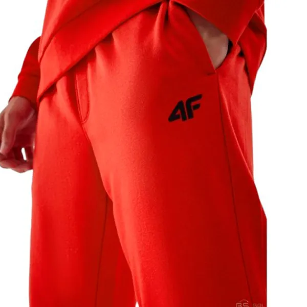Pantaloni sportivi pentru bărbați 4F 4FAW23TTROM451-62S M/ Red photo 2