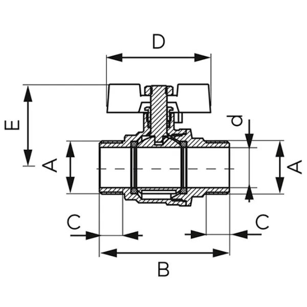 Kран Ferro KFPN2 M/ M photo 2