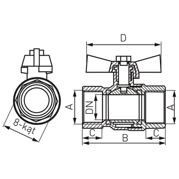 Robinet Ferro KMH2 F/ F photo 2 Robinet Ferro KMH2 F/ F photo 2
