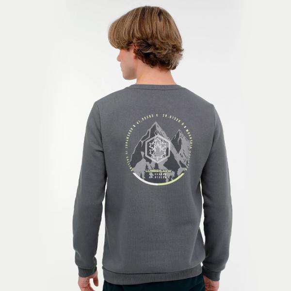 Hanorac pentru bărbați Lumberjack ML NATURELY 16CG700 3PR Drept/ Anthracite photo 3